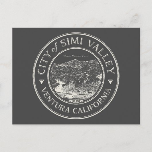SIMI VALLEY CALIFORNIA - SANTA SUSANA PASS POSTKARTE (Vorderseite)
