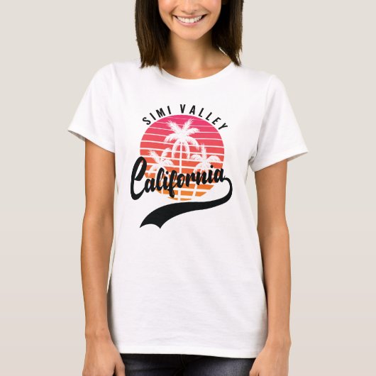 Simi Valley, Retro Sunset Women's T - Shirt (Vorderseite)
