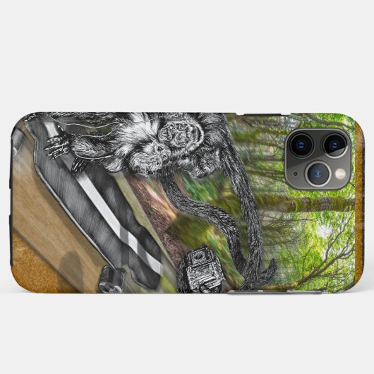 Simian Skate Selfie Case-Mate iPhone Hülle (Rückseite (Horizontal))