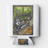 Simian Skate Selfie Dosenkühler (Rückseite)