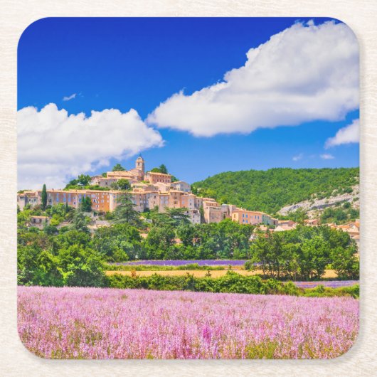 SIMIANE LA ROTONDE RECHTECKIGER PAPPUNTERSETZER (Vorderseite)