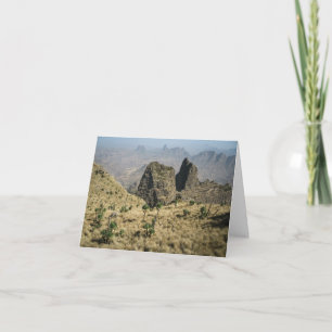 Simien Berge Äthiopien Karte