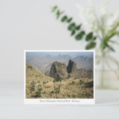 Simien Berge Äthiopien Postkarte (Stehend Vorderseite)