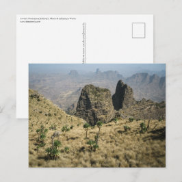 Simien Berge Äthiopien Postkarte