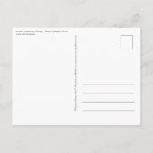 Simien Berge Äthiopien Postkarte (Rückseite)