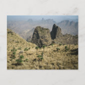 Simien Berge Äthiopien Postkarte (Vorderseite)