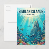 Similan-Inseln Thailand Postkarte (Vorne/Hinten)