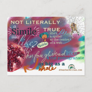 Similes for KS2 and KS3: English Literature Postkarte