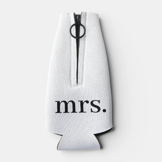 Simle White Mrs. Cool & Chilly Flaschenkühler (Rückseite)