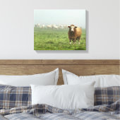Simmental Bull in Weide Leinwanddruck (Insitu (Schlafzimmer))