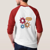 SimmiFashion Leben in Bewegung T-Shirt (Rückseite)