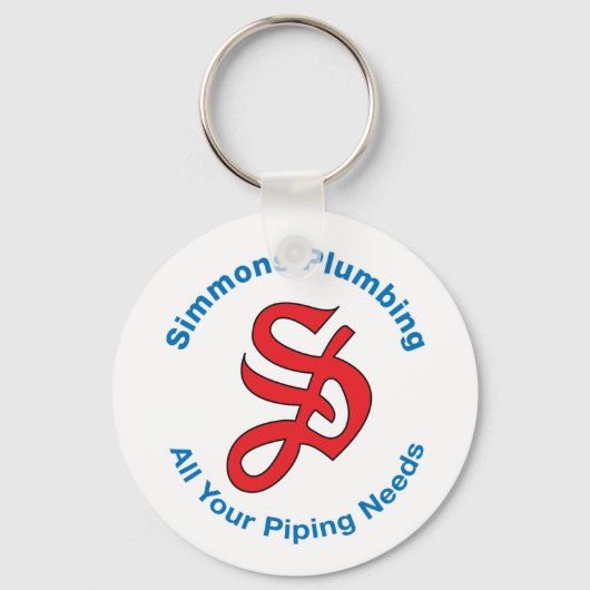 SIMMONS PLUMBING SCHLÜSSELANHÄNGER (Vorderseite)