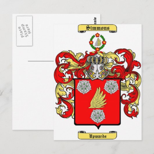 Simmons Postkarte (Vorne/Hinten)
