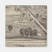 Simmon's Prairie Farm, Kenosha Water Cure Magnet (Vorne)