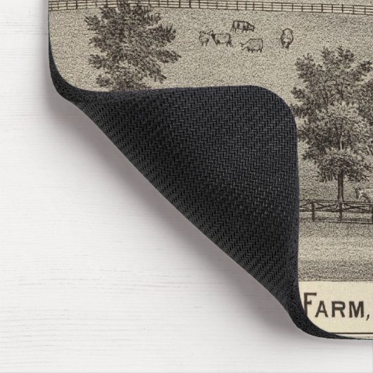 Simmon's Prairie Farm, Kenosha Water Cure Mousepad (Ecke)