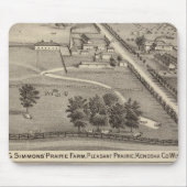Simmon's Prairie Farm, Kenosha Water Cure Mousepad (Vorne)