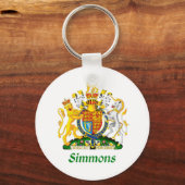 Simmons Shield aus Großbritannien Schlüsselanhänger (Vorderseite)