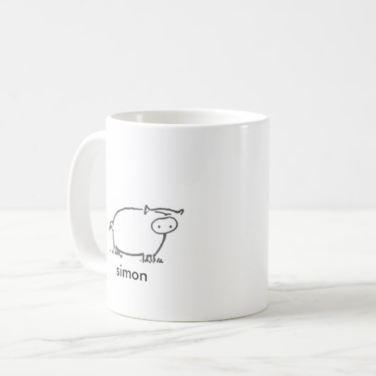 Simon - 15 Unze Kaffeetasse (Vorderseite Links)