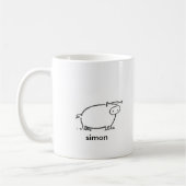 Simon - 15 Unze Kaffeetasse (Links)