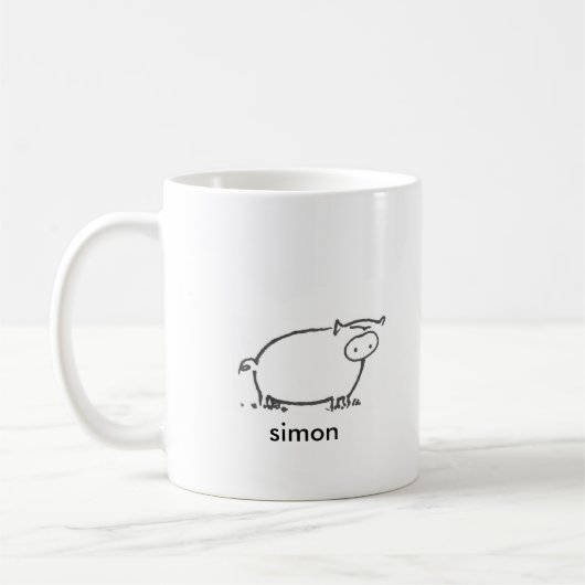 Simon - 15 Unze Kaffeetasse (Links)