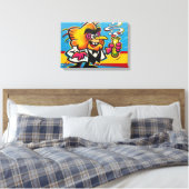 Simon Bar Sinister 2 Leinwanddruck (Insitu (Schlafzimmer))