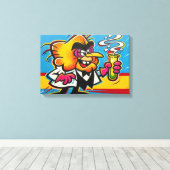 Simon Bar Sinister 2 Leinwanddruck (Insitu (Holzboden))