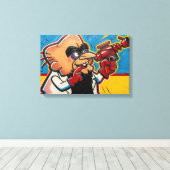 Simon Bar Sinister Leinwanddruck (Insitu (Holzboden))