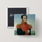 Simon Bolivar Button (Vorne & Hinten)