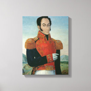Simon Bolivar Leinwanddruck