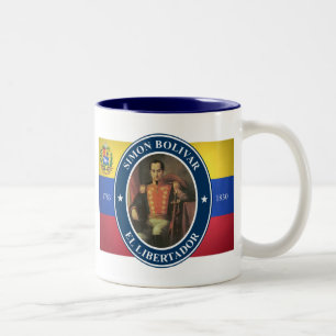 Simon Bolivar Zweifarbige Tasse
