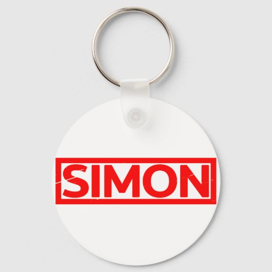 Simon Briefmarke Schlüsselanhänger (Vorderseite)