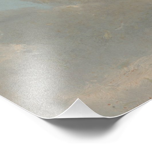 Simon Denis - Cloud-Studie (Früher Abend) Fotodruck (Ecke)