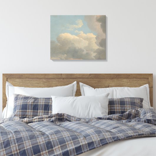 Simon Denis - Cloud-Studie (Früher Abend) Leinwanddruck (Insitu (Schlafzimmer))