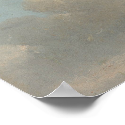 Simon Denis - Cloud-Studie (Früher Abend) Poster (Ecke)