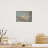 Simon Denis - Cloud-Studie (Früher Abend) Poster (Küche)