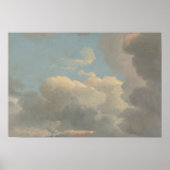 Simon Denis - Cloud-Studie (Früher Abend) Poster (Vorne)
