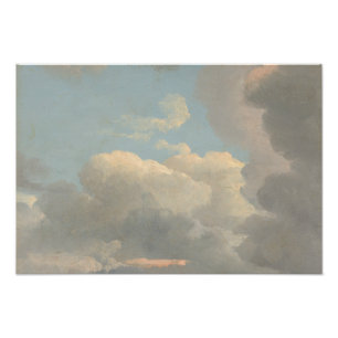 Simon Denis - Cloud-Studie (früherer Abend) Fotodruck