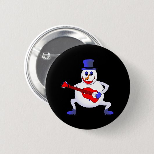 Simon der Schneemann Button (Vorne & Hinten)