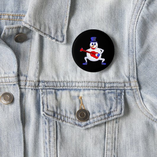 Simon der Schneemann Button (Beispiel)