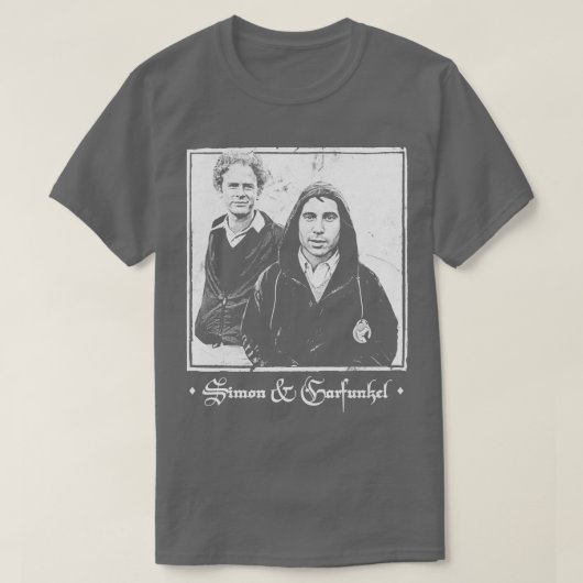 Simon Garfunkel Vintag FadedStyle Ästhetik 1 T-Shirt (Design vorne)
