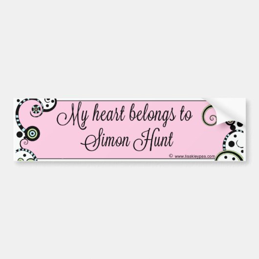 Simon-Jagd-Autoaufkleber Autoaufkleber (Vorne)