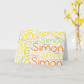 Simon Karte (Gelbe Blume)