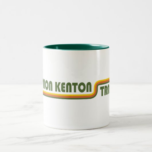 Simon Kenton Trail Ohio Zweifarbige Tasse (Mittel)