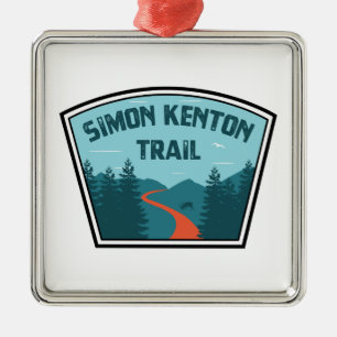 Simon Kenton Trail Ornament Aus Metall