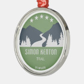 Simon Kenton Trail Ornament Aus Metall (Links)
