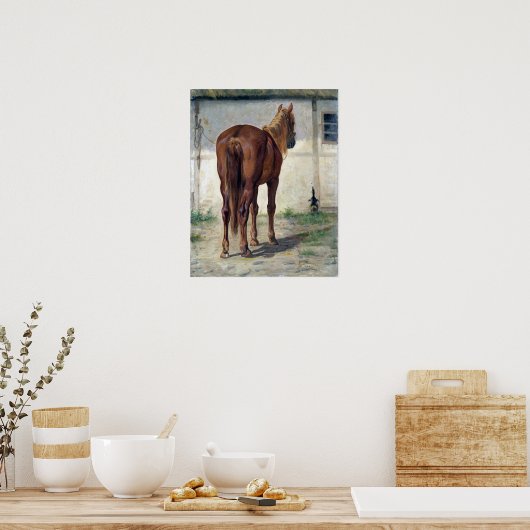 Simon Ludwig Ditlev Simonsen Back View Poster (Küche)