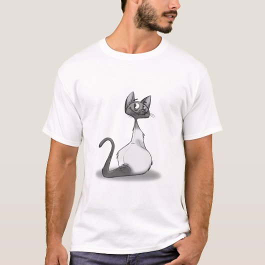 Simon-Miezekatze - Skizze T-Shirt (Vorderseite)