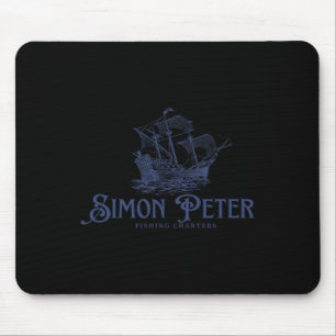 Simon Peter Angelbooten Jesus Christen Gott Mousepad