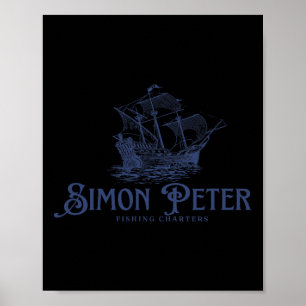 Simon Peter Angelcharter Jesus Christen Gott Poster