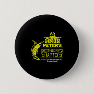 Simon Peters Angelcharter Lustiger Jesus Christus Button